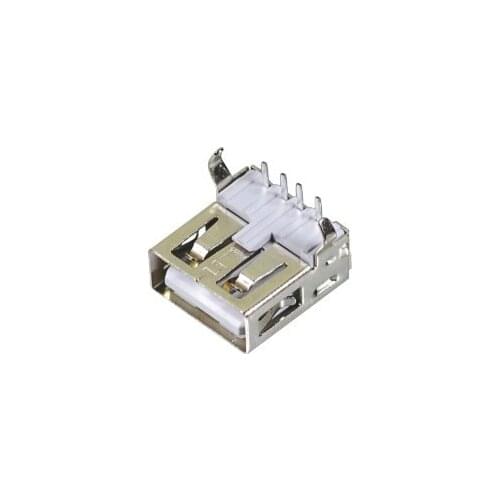 10PCS/Lot Female USB socket looper USB-A type female (90 degree bend feet)