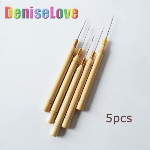 Hair extension tools crochet hook 3/5/10pcs wig caps for making wigs tools for hair extension crochet hook set for hair kit