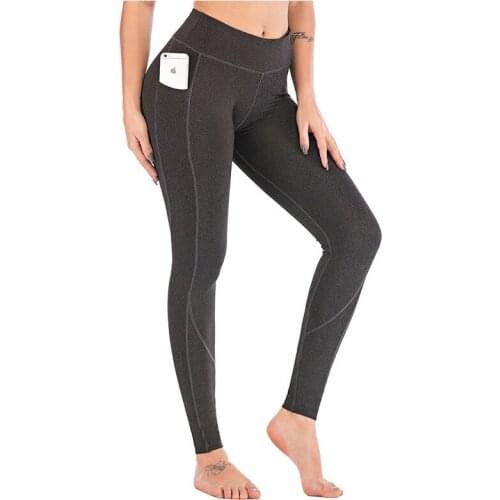 Sport Pants with Pockets Extra Soft Leggings with Pockets for Women Non See-Through High Waist Workout Leggings Tummy Control