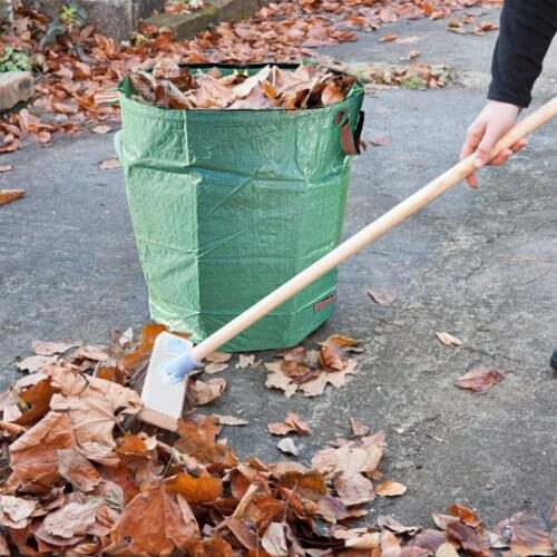 Reusable Yard Waste Bags Large Capacity Heavy Duty Garden Leaf Storage Bags Garden Trash Container Waterproof Leaves Organizer