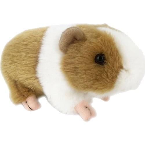 2021 New 18CM Arrival Little Cute Simulation Hamster Plush Toys Guinea Pig Dolls Send Men and Women Friends Present