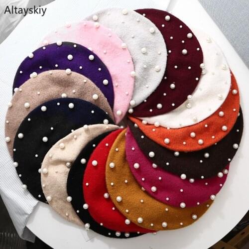 Beanies Women Soft Warm Trendy Elegant All-match High-quality Korean Style Girls Leisure Daily Womens Female Lovely Simple 2020