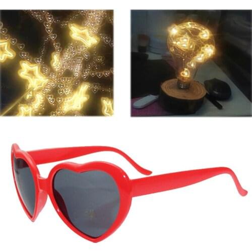 1pc selling fun special effects fancy Heart-shaped glasses magic trick confession glasses romantic holiday gift