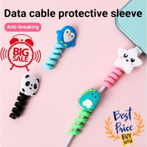 Cable Protector Cover Charger Data Cable Bracket Earphone Protector Cable Covering Line Cable Holder Cable Organizer Management