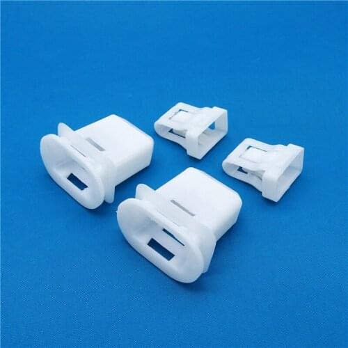 1 Pair ABS New White Car Dedicated Rear Seat Buckle Fastener Clips Retainer Auto Parts for Audi Q7 A4 S4 A5 A6 RS4 RS5 RS6 RS7