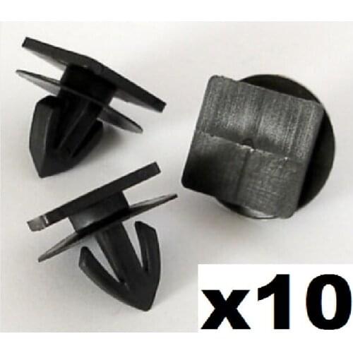 10 Side Moulding / Skirt Trim Clip - For Fiat Punto Coupe