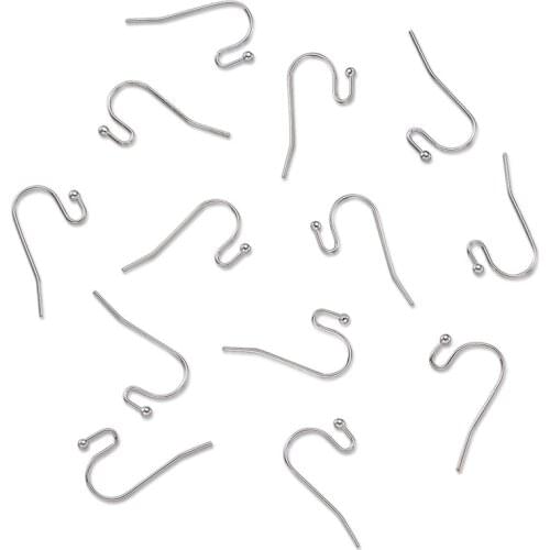 100PCS Brass Earring Hook Earwire for Jewelry Making DIY Earring Finding Earring Accessories Supplies