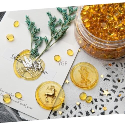 50g wax grain candle jar manual candle making wax melts stamp seal hand account decoration gift envelope Invitation sealing wax