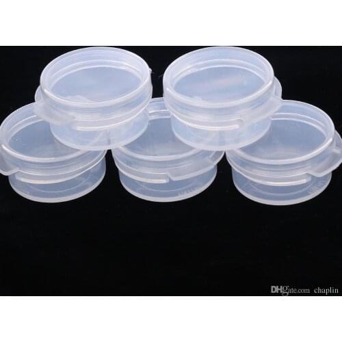 5g Make Up Jars Mini Sample Bottle Sealing Pot Face Cream Container Portable Bottle Plastic Transparent Case