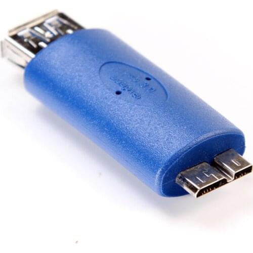 500pcs/lot Standard USB 3.0 Type Female to Micro B Male Connector Converter Adapter High Quality