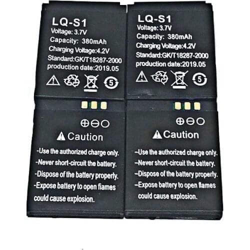 LQ-S1 3.7V 380mAh Smartwatch Battery LQ-S1 Rechargeable Li-ion Polymer Battery Replacement for DZ09 U8 A1 GT08 V8 Smart Watch