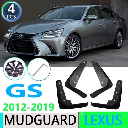 For Lexus GS GS200 GS250 GS300 GS350 GS450 L10 2012~2019 Mudguard Mud Flaps Guard Splash Flap Mudguards Car Accessories