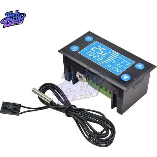 W1212/W1213 220V Digital Temperature Sensor Thermometer Hygrometer Gauge Temperature Humidity Controller Meter Thermostat