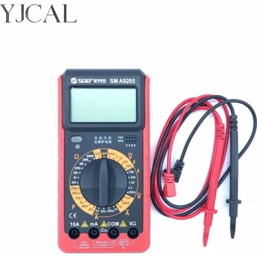 Digital Multimeter A9205 AC/DC Ammeter Capacitance Voltmeter Ohm Meter Diagnostic-tool Tester Electronic Measurement China