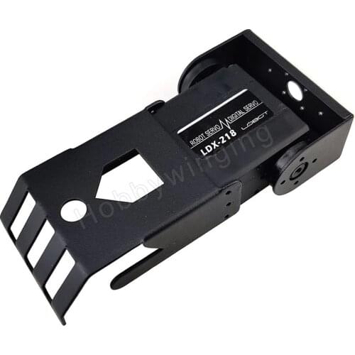 Robot Joint DIY Parts DOF Unit Kit 17KG High-Precision LDX-218 Double-Shaft Digital Servo with 2 Brackets for Robotic Education