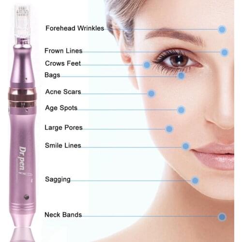 Electric Dr.Pen Ultima M7 Derma Needle Cartridge Professional Semi-permanent Embroidery Tattoo Gun Skin Care Makeup MTS Machine