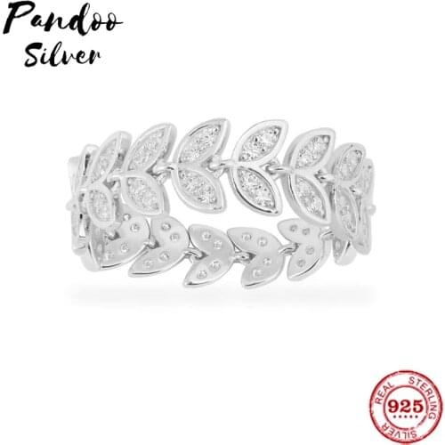 Fashion Charm Sterling Silver Copy 1:1 Copy,Glamourous Ring In Paved Palm Shape For Women Luxury Jewelry New Year Christmas Gift