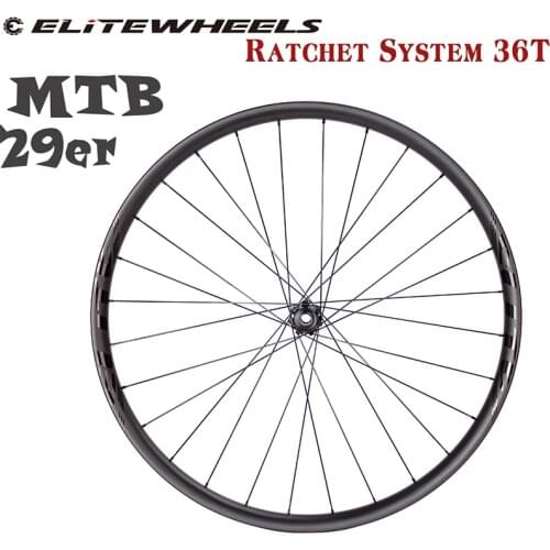 ELITE 29er XC AM MTB Carbon Wheelset 28H M12 Ratchet System 36T Hub Match Seven Types Of Rim For Cross Country All Mountain Bike