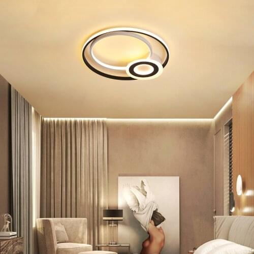 Round Led Ceiling lights For Bedroom Living Room Luminaire Plafonnier Light Home Decor 110V 220V Led Luster Ceiling Lamp