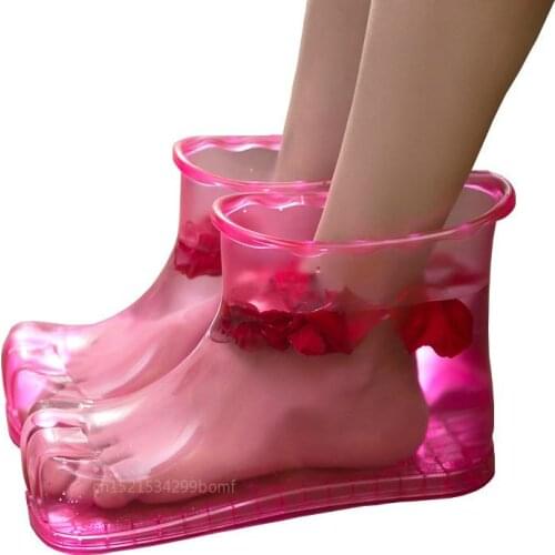 33Foot Bath Massage Boots Household Relaxation Slipper Shoes Feet Care Hot Compress Foot Soak Theorapy Acupoint Sole