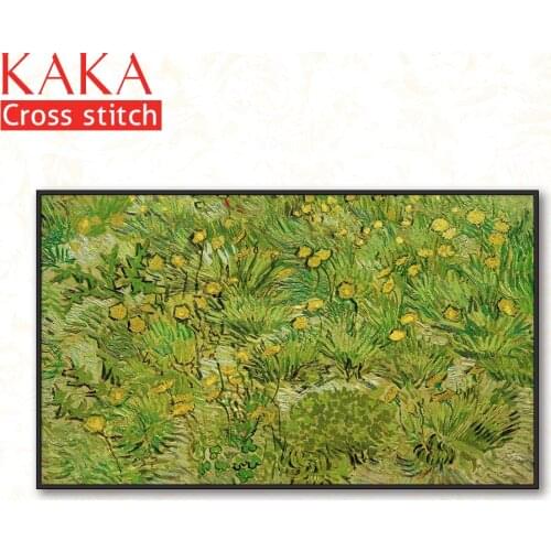 Cross stitch kits,Embroidery needlework sets with printed pattern,11CT-canvas for Home Decor Painting,Landscape Full NCKS072
