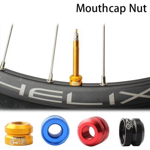 Mountain Bike Road Bike Dead Fly Bicycle Law Mouth Nut Vacuum Tire Gas Nozzle Nut Inner Tube Valve Bicycle Inflatable Accessorie