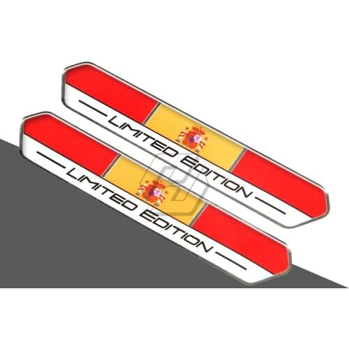 Spain Flag Limited Edition Sticker Motorcycle Tank Decal Case for Aprilia Honda Yamaha Suzuki Kawasaki Ducati etc