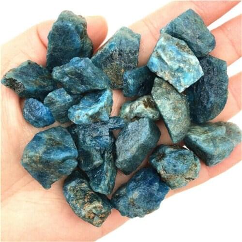 Natural Quartz Bulk Tumbled Stone Rough Blue Apatite Healing Raw Crystal