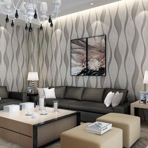 Non-woven wallpaper modern fashion abstract stripes coffee shop bar restaurant clothing store culture Stone brick wall sticker