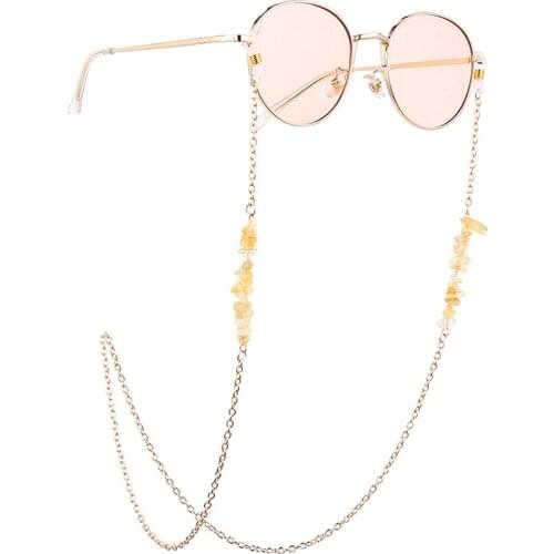 2021 Reading Glasses Hanging Chain Fashion Sunglasses Spectacles Holder Neck Cord Glasses Slip Metal Chain Eye Glasses Chain