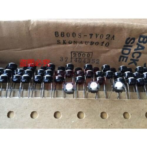 Original new 100% SKQNAUD010 light touch switch 6*6*4.3 DIP 2pin micro switch round
