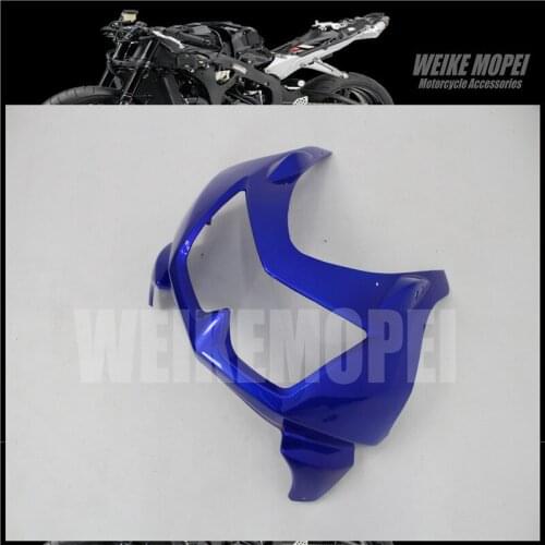 Blue Front Upper Fairing Headlight Cowl Nose Panlel Fit For Kawasaki Ninja 250R EX250 2008 2009 2010 2011 2012
