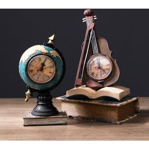 Retro Mitation Nostalgia Ornament Home Decoration Accessories Artist Antique Figurine Decorative Cafe Bar Window Desk Decoration