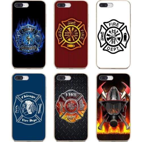 Silicone Cover For Samsung Galaxy A12 A31 A41 A51 A71 A20e A21s M30 A10 A30 A40 A50 A60 A70 Fire-Department-Firefighter-Helmet