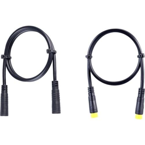 Electric Bicycle Extension Cable 3 Pin Waterproof Cable Ebike Extension Cable Connector for Bafang