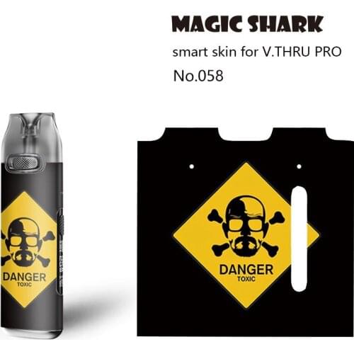 Magic Shark 100% New Wolf Sexy Lady Winter Coming Wrap Skin Case for Vthru Pro Sticker Film Tape for Voopoo V.THRU PRO