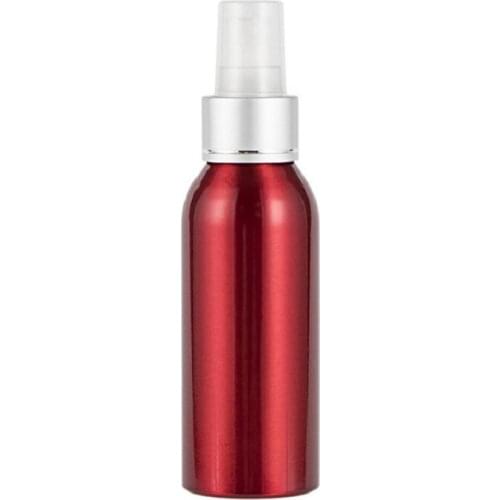 100ml Red Aluminum Bottle Spray Cosmetic Packing Small Drug Empty Bottle 10pcs/lot