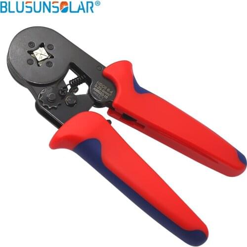 2pcs Cable End-sleeves Crimping Plier Self Adjusting Ratcheting Ferrule Crimper AWG24-10 HSC8 4