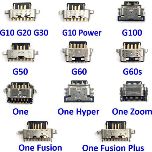 New Micro USB Jack Charging Socket Charger Port Plug Dock Connector For Moto E7 Edge G Play G9 Power One Hyper / One Fusion Plus