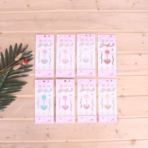 24pcs/lot DIY Jewel Diamond Sticker Self Adhesive Glitter Crystal Big Flower Diamond Sticker Rhinestone Scrapbooking