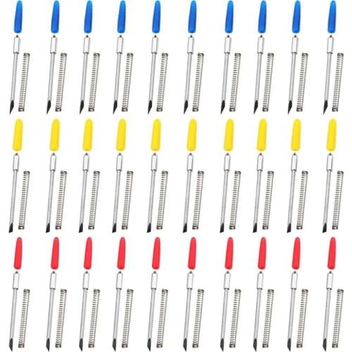 30 / 45 / 60 Degree Engraving Knives for Cb09 Cb09U Graphtec Vinyl Cutter Plotter Cutting Blades 90Pcs