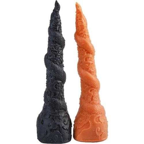 32*11CM Long Dildo Sex Toys For Women/ Men No Vibrator Anal Plug Spiral Big Dildos Vaginal Anal Dilator Female Masturbation 18