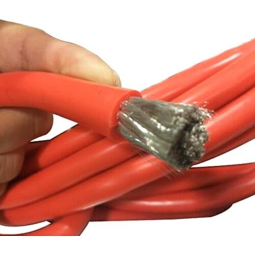 35/50/70 square extra soft silicone wire high temperature resistant cable wire spot welding machine dedicated wiring spot cable