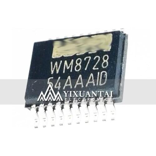5pcs/lot 10pcs/lot 50pcs/lot Free shipping 100% original WM8728SEDS WM8728S 8728S SSOP20
