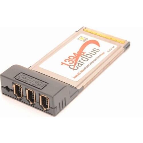 6Pin 1394A IEEE for FireWire 1394 CardBus Card 54mm for PCMCIA Digital Camera DV Camcorders Hard Disks Drives Laptop PC 5