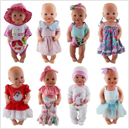 8 style Christmas doll Clothes Fit for 42cm Nenuco Doll Nenuco su Hermanita Doll Accessories