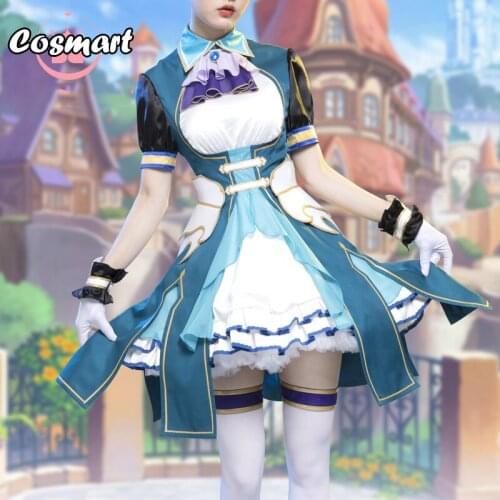 Anime Princess Connect Re:Dive Saren Lovely Lolita Dress Uniform Cosplay Costume Halloween Suit For Women Outfit New 2020