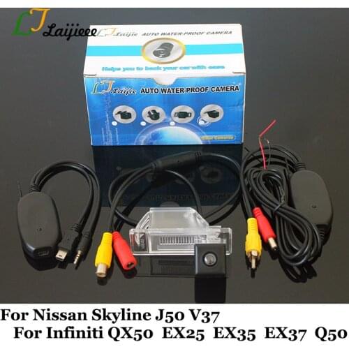 For Nissan Skyline Crossover J50 V37 Car Parking Camera / CCD Night Vision Wireless Auto Reverse Camera For Infiniti EX Q50 QX50