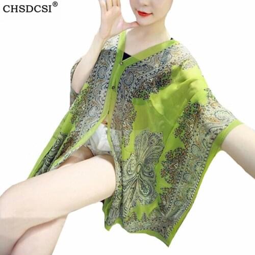 CHSDCSI Woman Summer Long Shawls and Wraps Fashion Pashmina Scarf Sunscreen Scarves Female Spring Women Print Long Shawl