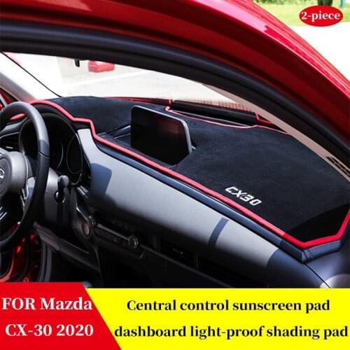 FOR Mazda CX-30 CX30 2020 Car Instrument Panel Sun Protection Mat Bashboard Anti-slip Shading pad Accessories